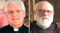 Mons. Alberto Lorenzelli y Mons. Celestino Aós. Crédito: Comunicaciones Arzobispado de Santiago.