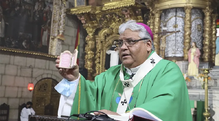 Mons. Percy Galván, Arzobispo de La Paz. Crédito: Conferencia Episcopal de Bolivia?w=200&h=150