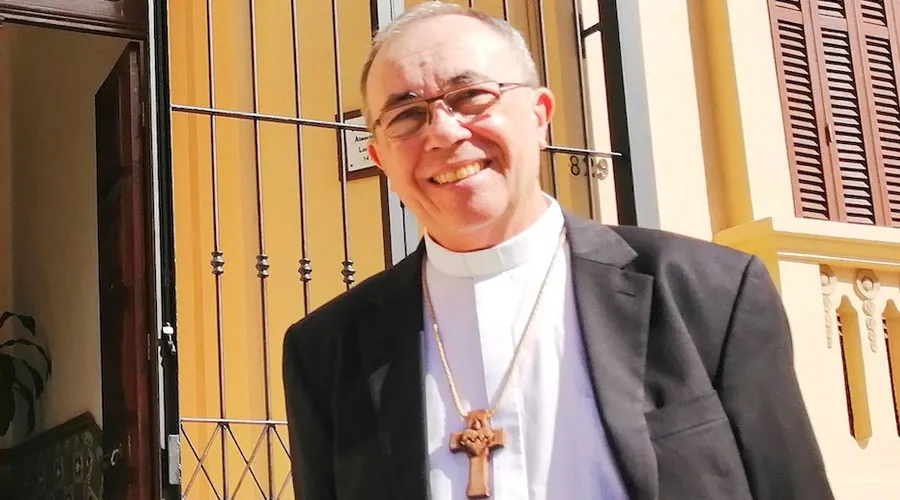 Mons. Heriberto Bodeant, Obispo de Canelones. Crédito: Conferencia Episcopal del Uruguay.