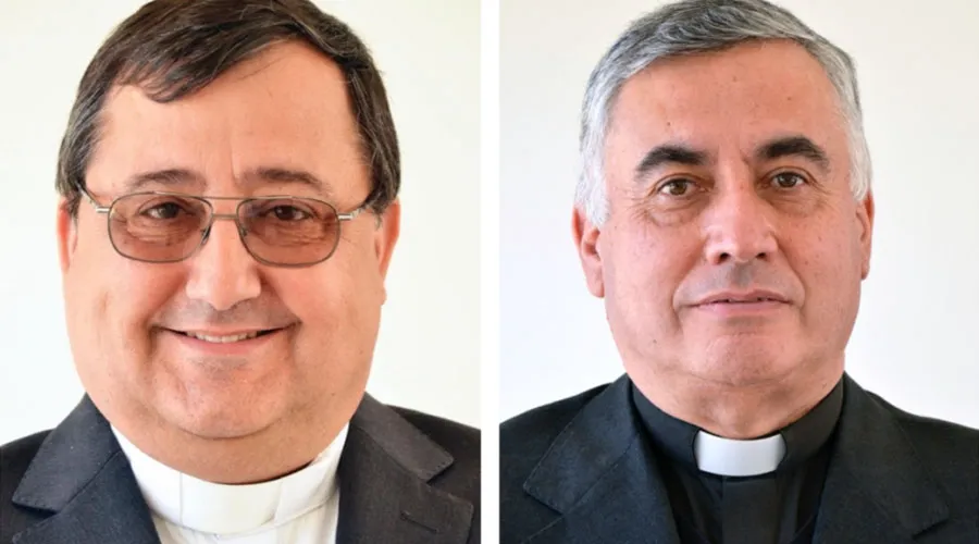 Mons. Jorge Vera y Mons. Guillermo Vera. Crédito: Conferencia Episcopal de Chile.