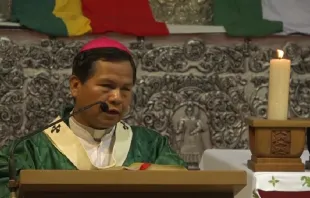 Mons. René Leigue Cesarí. Crédito: Conferencia Episcopal de Bolivia