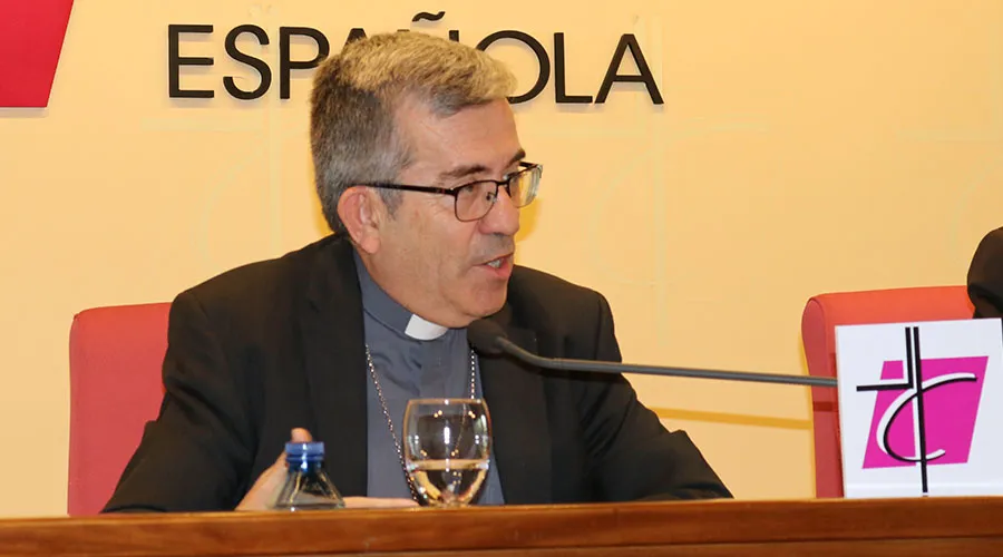 Mons. Luis Argüello, portavoz CEE. Crédito: CEE