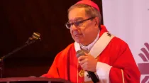 Arzobispo de Bogotá, Mons. Luis José Rueda Aparicio. Crédito: Facebook CEC (captura de video)