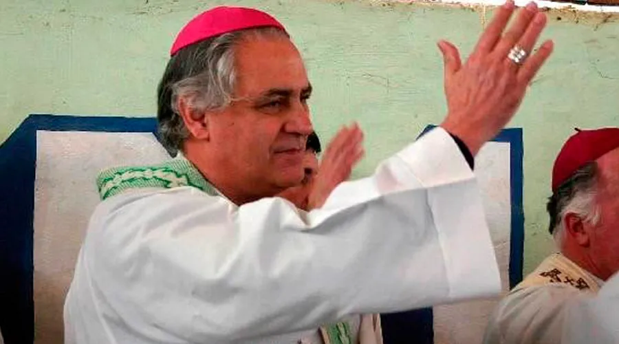 Mons. Marcelo Melani, Obispo Emérito de Neuquén, Argentina. Crédito: Diócesis de Neuquén.