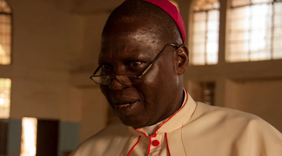 Mons. Matthew Man-Oso Ndagoso, Arzobispo de Kaduna (Nigeria). Crédito: ACN