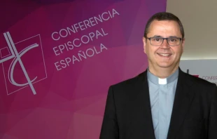 Mons. Sergi Gordo, Obispo auxiliar de Barcelona y electo de Tortosa. Cru00e9dito: Conferencia Episcopal Espau00f1ola. 