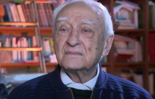 Mons. Luigi Bettazzi. Cru00e9dito: Captura de pantalla. 