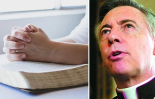 Imagen referencial y Mons. Hu00e9ctor Aguer / Foto: Dominio Pu00fablico 