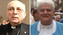 Mons. Agustín Radrizzani y Mons. Juan Carlomagno. Crédito: Agencia Informativa Católica Argentina (AICA).