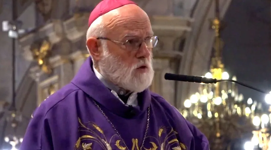 Mons. Celestino Aós - Captura de video (Iglesia de Santiago)
