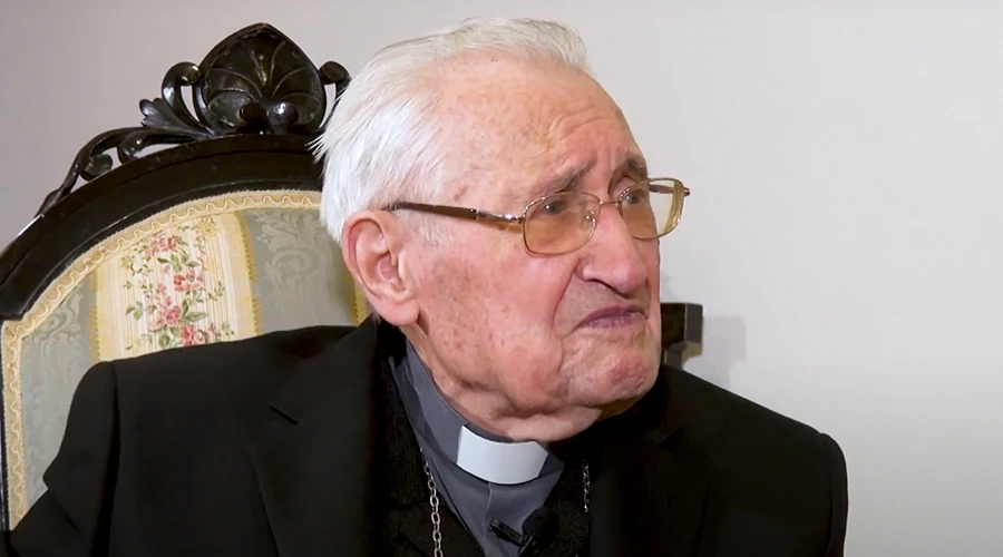 Mons. Damián Iguacén, Obispo más longevo del mundo. Crédito: Captura de Youtube Diócesis de Tenerife?w=200&h=150