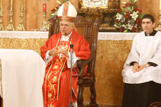 Obispo de Córdoba anima a los jóvenes a rezar el Rosario por el Papa