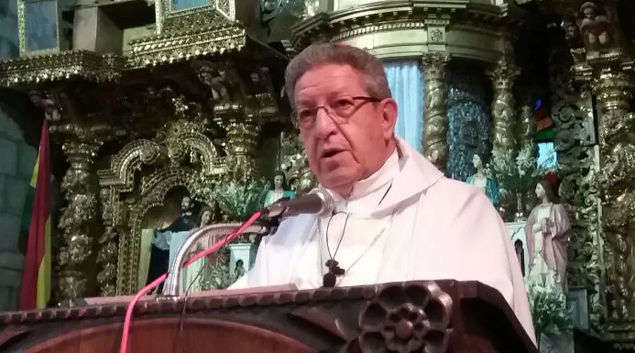 Mons. Edmundo Abastoflor, Arzobispo de La Paz / Foto: IglesiaViva.net?w=200&h=150