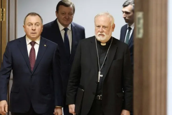 Autoridad vaticana viaja a Bielorrusia y expresa apoyo del Papa a los obispos