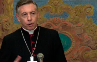 Mons. Hu00e9ctor Aguer / Twitter de La Nacion  