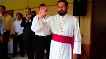 Mons. Hipólito Reyes Larios. Foto: Captura de YouTube / Angel Rafael MARTINEZ ALARCÓN.