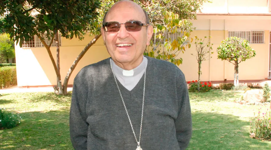 Mons. Jesús Pérez Rodríguez, Arzobispo Emérito de Sucre, Bolivia. Crédito: Conferencia Episcopal de Bolivia.?w=200&h=150