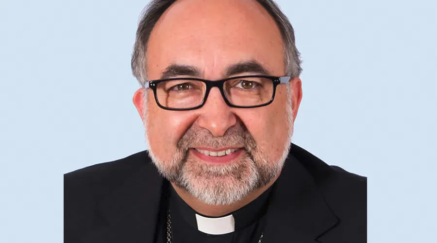 Mons. Jesús Sanz Montes, Obispo de Oviedo (España). Crédito : CEE.