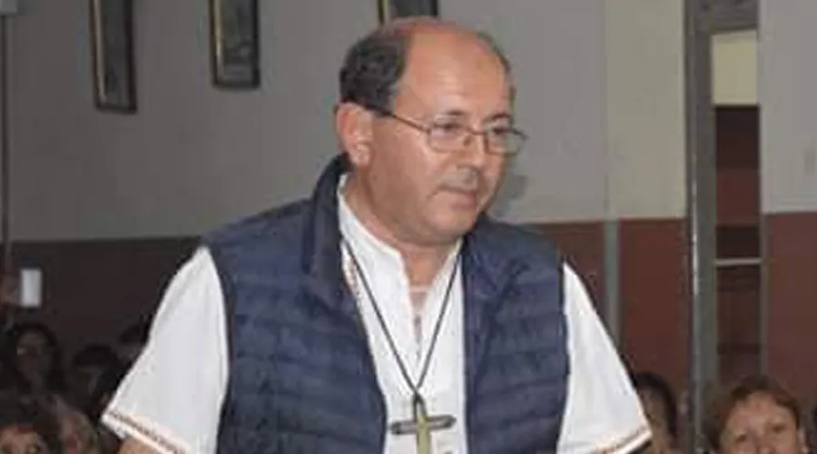 Mons. José Demetrio Jiménez, Obispo Prelatura de Cafayate. Crédito: Facebook Seminario de Formación Teológica.
