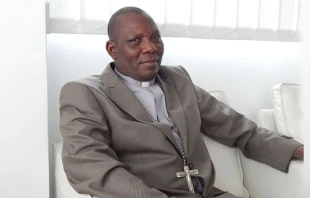 Mons. Oliver Dashe Doeme, Obispo de Maiduguri (Nigeria). Foto: ACI Prensa.  
