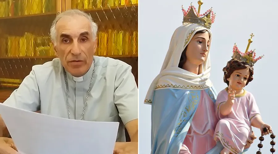 Mons. Hugo Santiago / Virgen del Rosario de San Nicolás Crédito: Facebook Santuario María del Rosario de San Nicolás?w=200&h=150