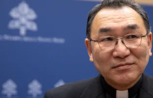 Mons. Tarcisio Isao Kikuchi, nuevo presidente de Caritas Internationalis. Crédito: Daniel Ibáñez / ACI Prensa. 