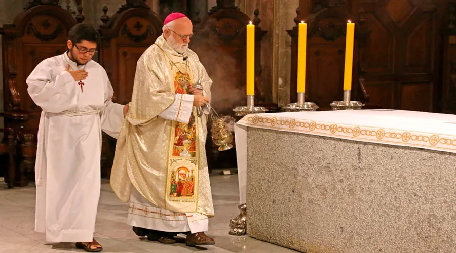 Mons. Celestino Aós. Foto: Comunicaciones Arzobispado de Santiago