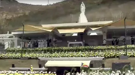 Gracias a la Virgen: la historia del monumento donde el Papa celebró Misa en Mauricio