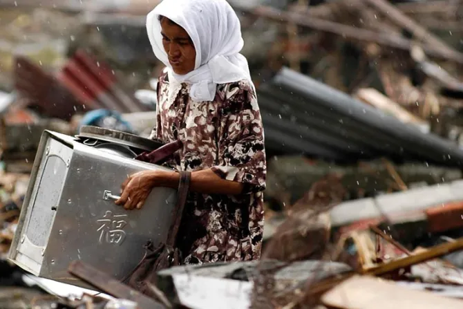 Cáritas levanta 33.000 casas para 85.000 personas en zonas del tsunami de 2004