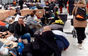 Mujeres ucranianas al interior de un refugio | Cru00e9dito: Archivo privado 