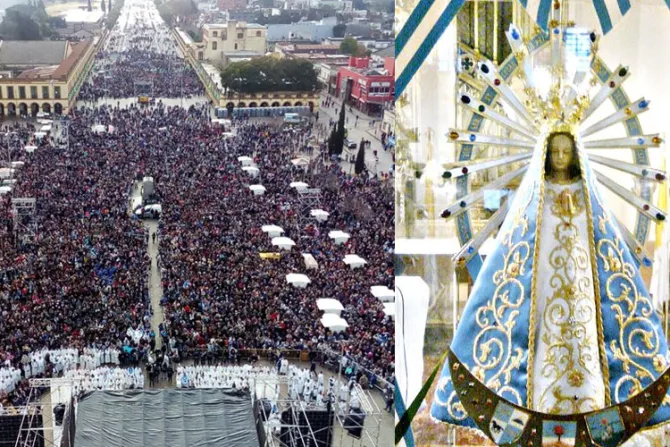 Argentinos claman por la vida y renuevan consagración a la Virgen de Luján [VIDEO y FOTOS]