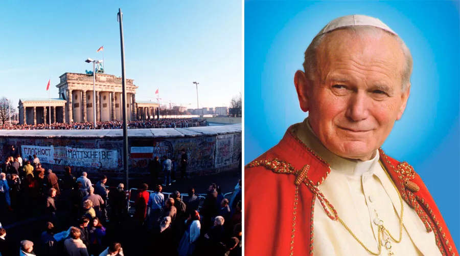 ¿Cómo influyó San Juan Pablo II en la caída del Muro de Berlín?