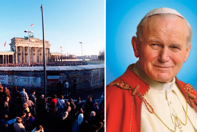 ¿Cómo influyó San Juan Pablo II en la caída del Muro de Berlín?