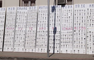 El Muro de Blanco. Foto Bu00e1rbara Bustamante / ACI Prensa 