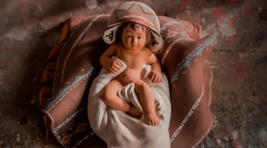 Imagen de Jesús en nacimiento artesanal peruano. Foto: Vida y Espiritualidad.?w=200&h=150