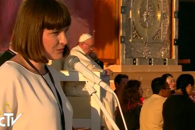 VIDEO: Esta joven conmovió a todos en JMJ con su testimonio del perdón de Dios