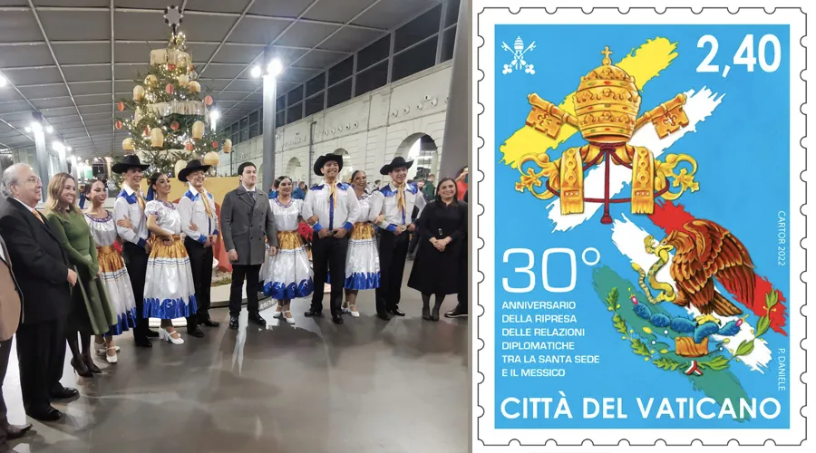 Navidad Mexicana en el Vaticano 2022. Sello conmemorativo. Crédito: Embajada de México ante la Santa Sede?w=200&h=150