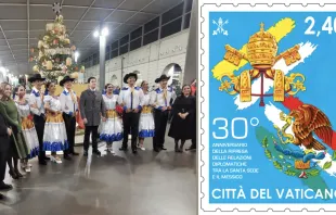 Navidad Mexicana en el Vaticano 2022. Sello conmemorativo. Crédito: Embajada de México ante la Santa Sede 