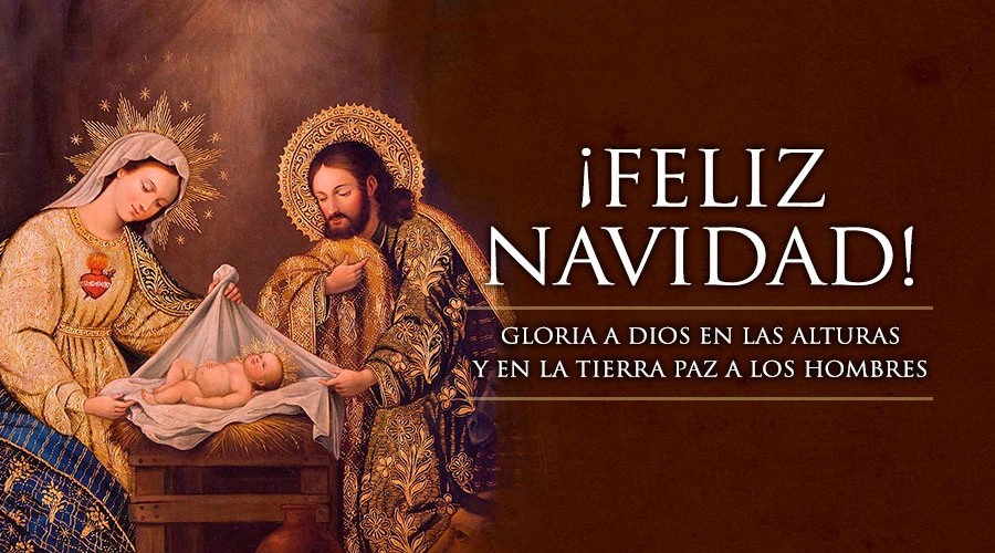 ¡Feliz Navidad! ¡Hoy ha nacido el Salvador!