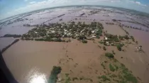 Inundaciones en Nayarit. Foto: Cáritas Mexicana.