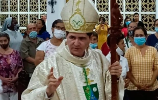 Mons. Nelson Jair Cardona. Cru00e9dito: Diu00f3cesis de San Josu00e9 del Guaviare 