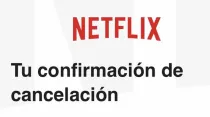 Captura de pantalla de cancelación de cuenta en Netflix. Crédito: Twitter / Esteban Arce.