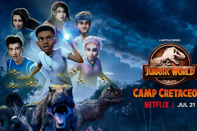Critican a Netflix por incluir romance lésbico en serie infantil de Jurassic World