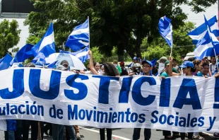 Una imagen de las protestas en Nicaragua en 2018. Cru00e9dito Jorge Meju00eda Peralta (CC BY 2.0) 
