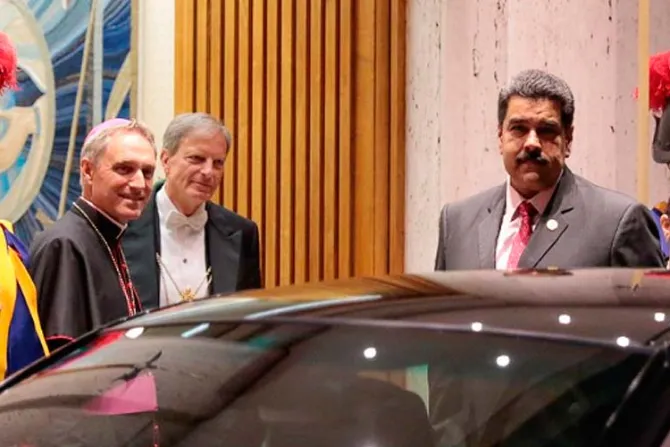 Papa Francisco recibe en forma privada a Nicolás Maduro