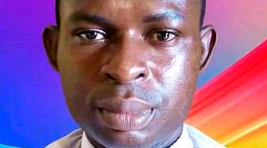 El P. David Echioda, sacerdote nigeriano secuestrado el 1 de marzo de 2020./ Crédito: Diócesis de Otukpo, Nigeria.