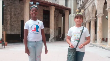 VIDEO Con este sketch niñas misioneras ayudaron al éxito de la visita del Papa a Cuba