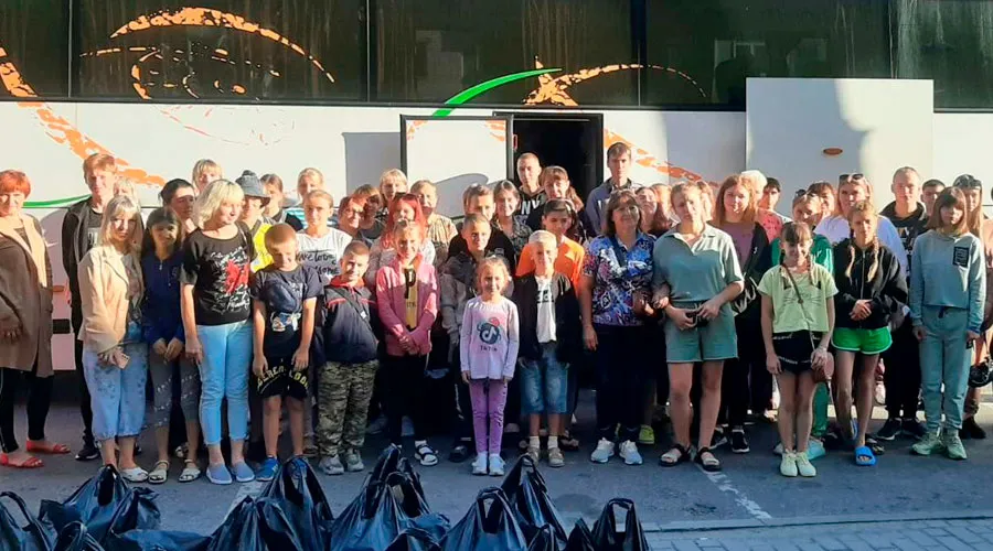 42 niños ucranianos llegan a Italia gracias a Cáritas