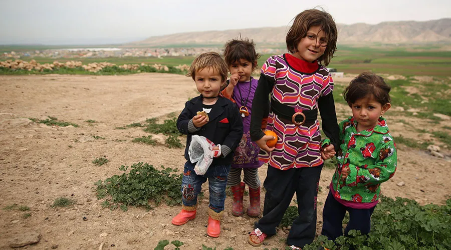 Niños refugiados en el Campo de Shadia Duhok (Irak) / Foto: Daniel Ibáñez (ACI Prensa)?w=200&h=150