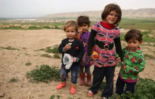 Niños refugiados en el Campo de Shadia Duhok (Irak) / Foto: Daniel Ibáñez (ACI Prensa) 